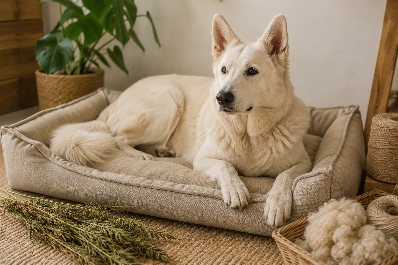 Why Hemp & Wool Make a Great Hypoallergenic Dog Bed